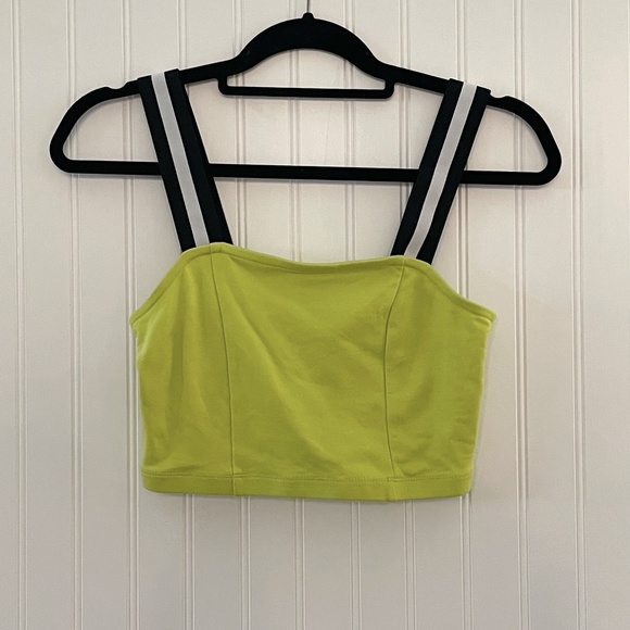 WILD FABLE cropped top with elastic straps. Item#0093 - Picture 3 of 6